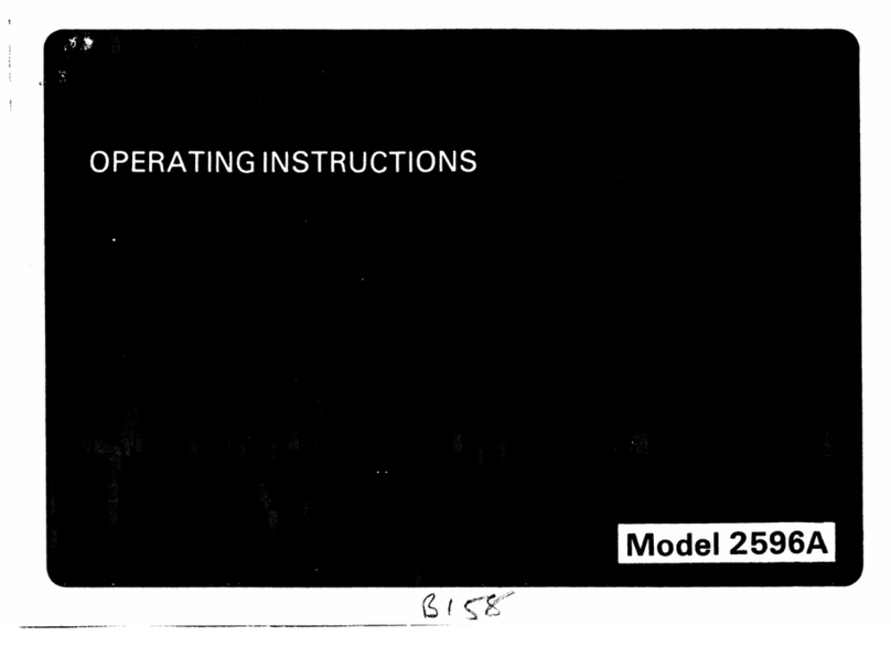 Tricity Bendix 2596A Manual de usuario