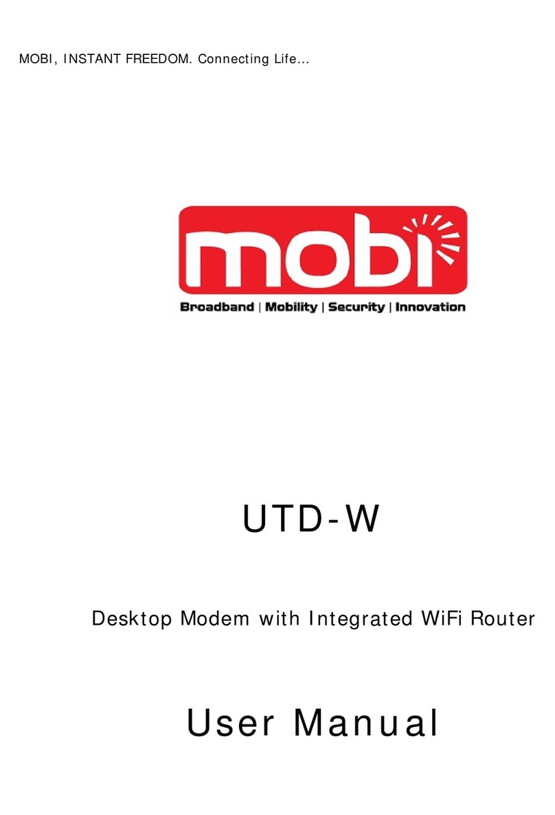 Mobi Technologies UTD-W Manual de usuario