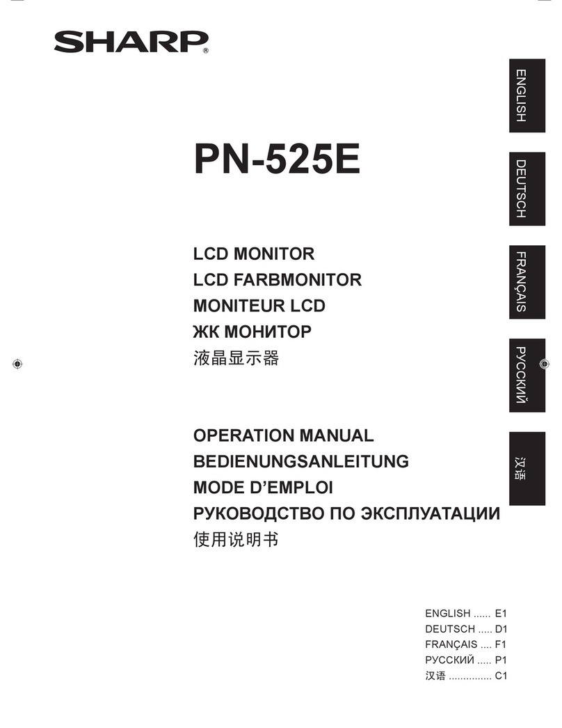 Sharp PN-525E Manual de usuario