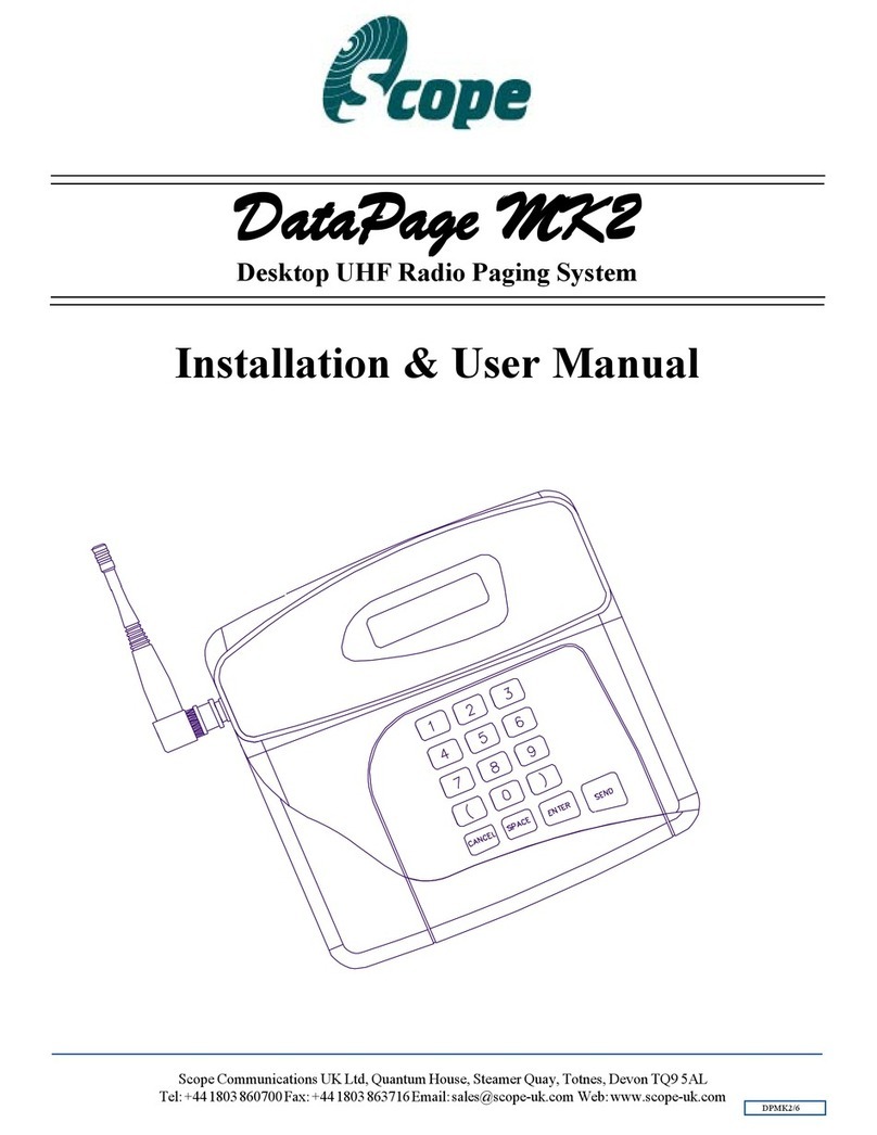scope DataPage Mark 2 Manual de instrucciones