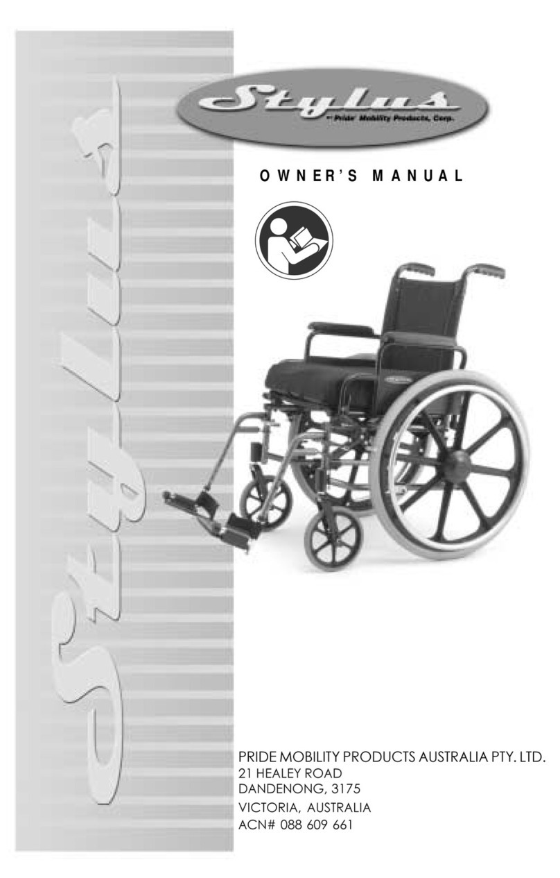 Pride STYLUS Manual de usuario