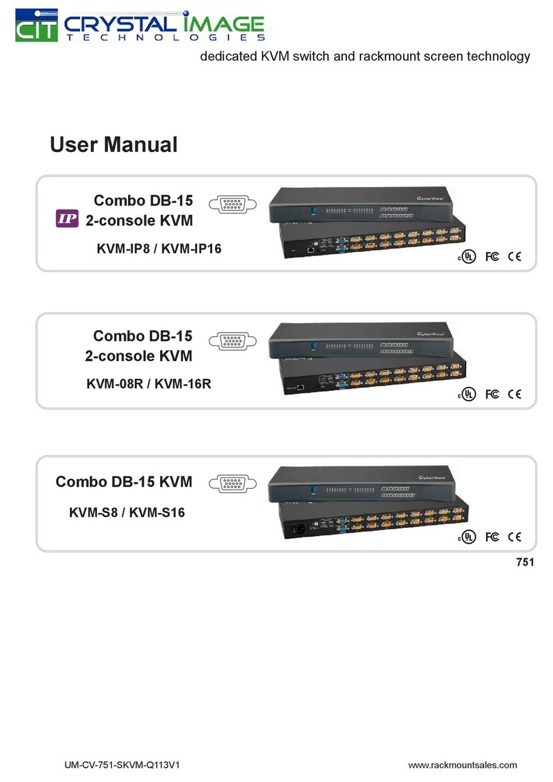 Crystal Image Technologies KVM-IP8 Manual de usuario Crystal Image Technologies KVM-IP8 Manual de usuario