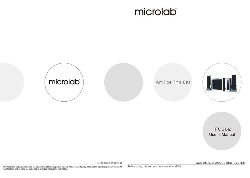 Microlab FC362 Manual de usuario