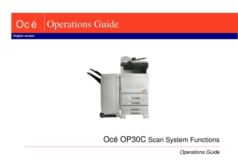 Oce OP30C Manual de usuario