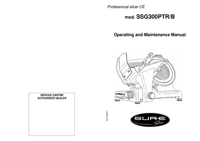 Sur-e slice SSG300PTR/B Instrucciones de funcionamiento