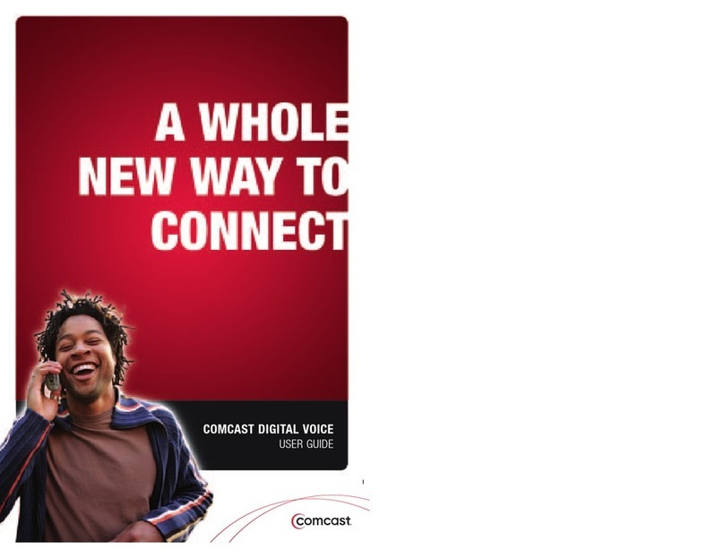 Comcast COMCAST DIGITAL VOICE Manual de usuario