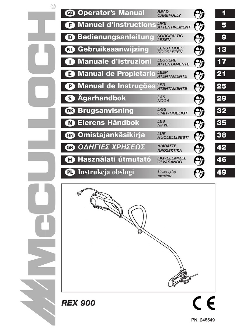 McCulloch REX 900 Instrucciones de montaje