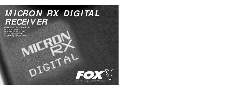 Fox Micron RX Manual de usuario