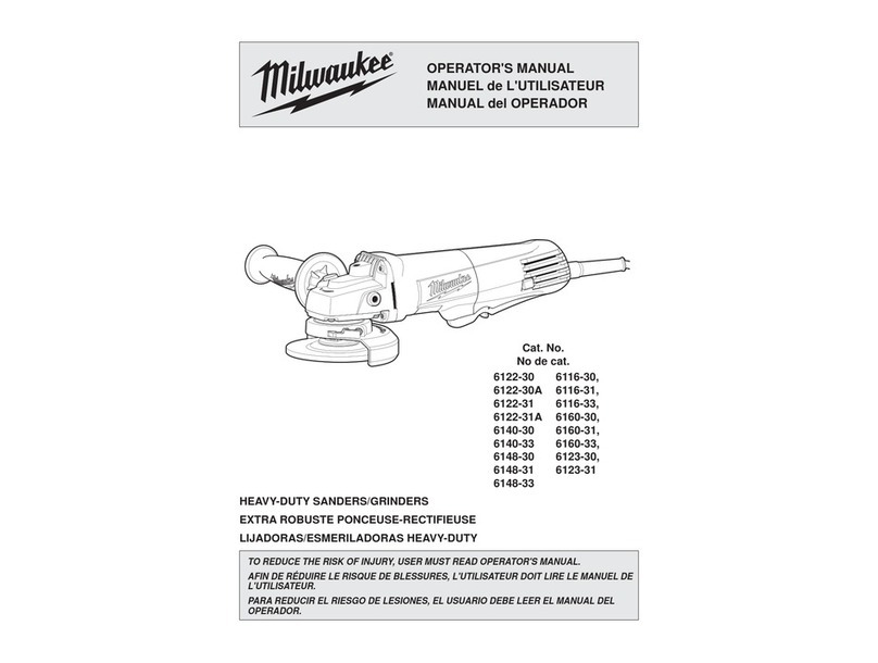 Milwaukee 6116-30 Manual de usuario