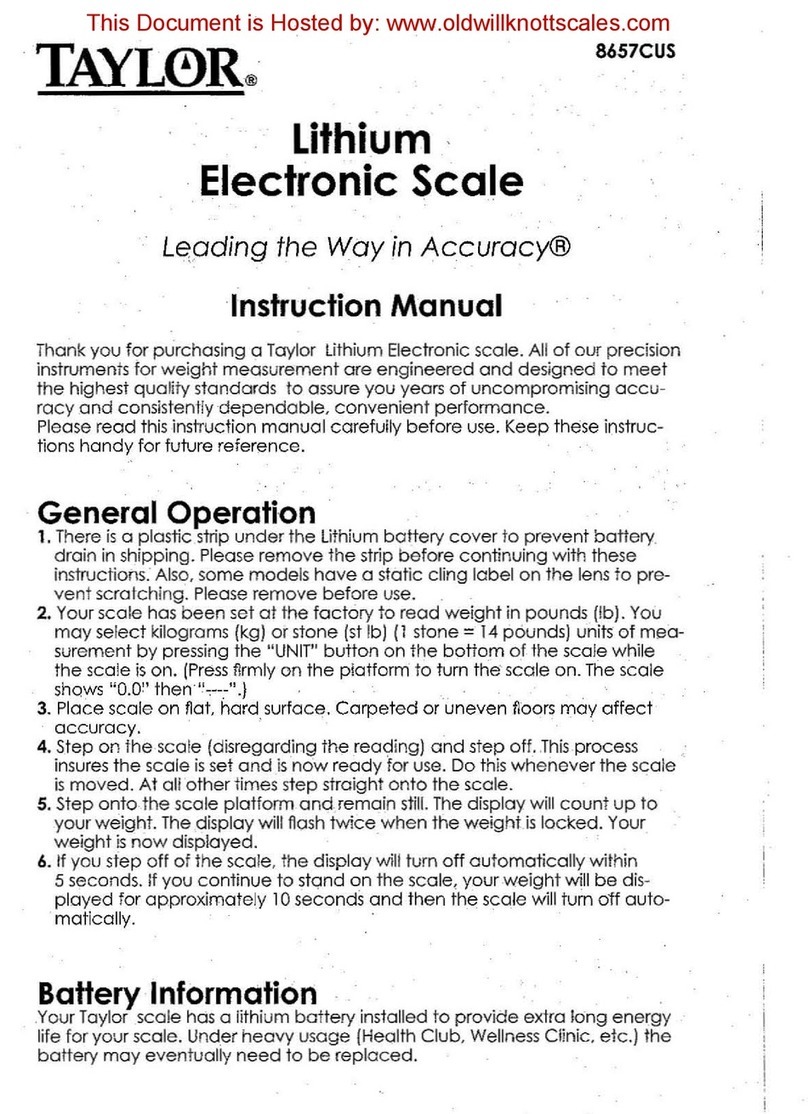 Taylor 8657CUS Manual de usuario