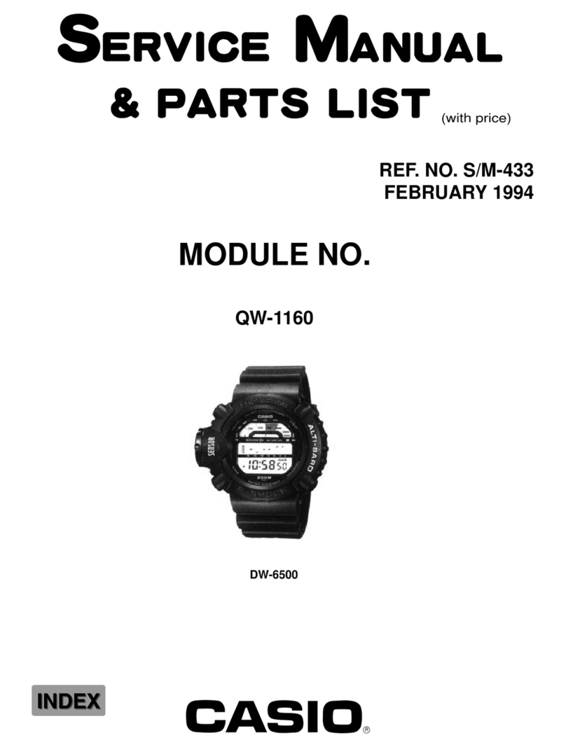 Casio QW-1160 Manual de usuario