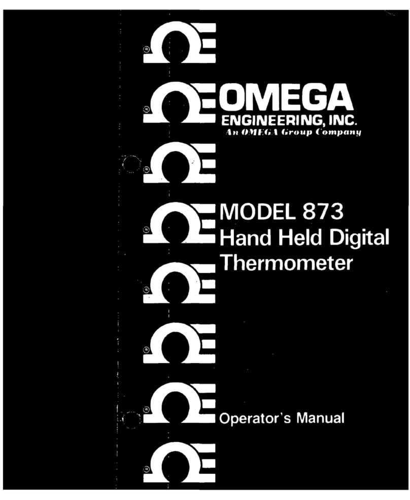 Omega Engineering 873C Manual de usuario