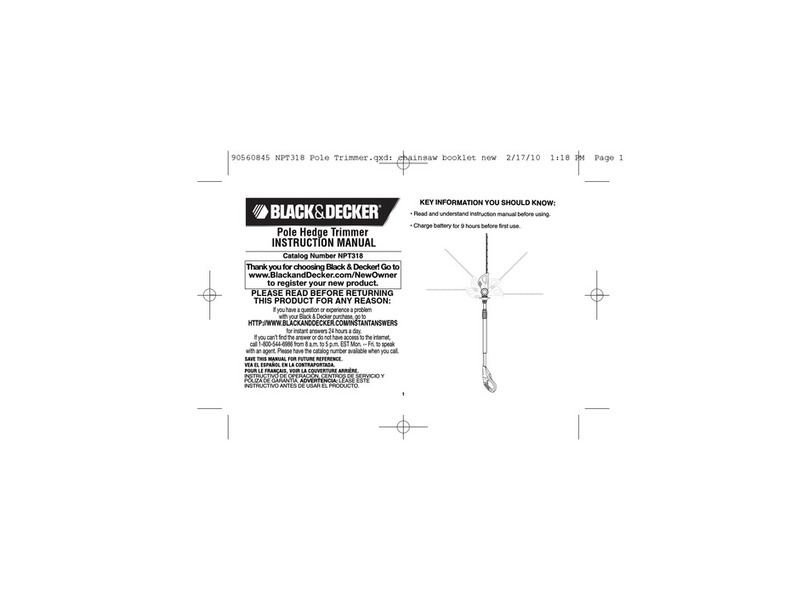 Black & Decker NPT318 Manual de usuario