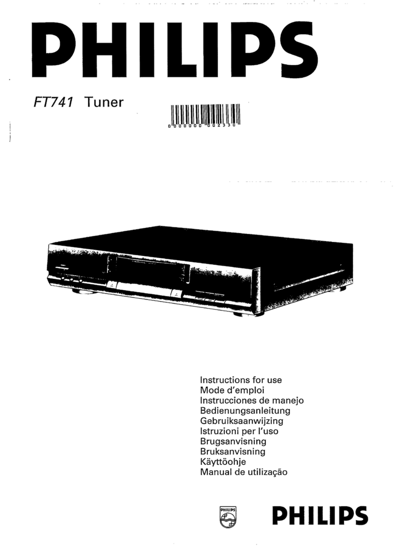 Philips FT741 Manual de usuario