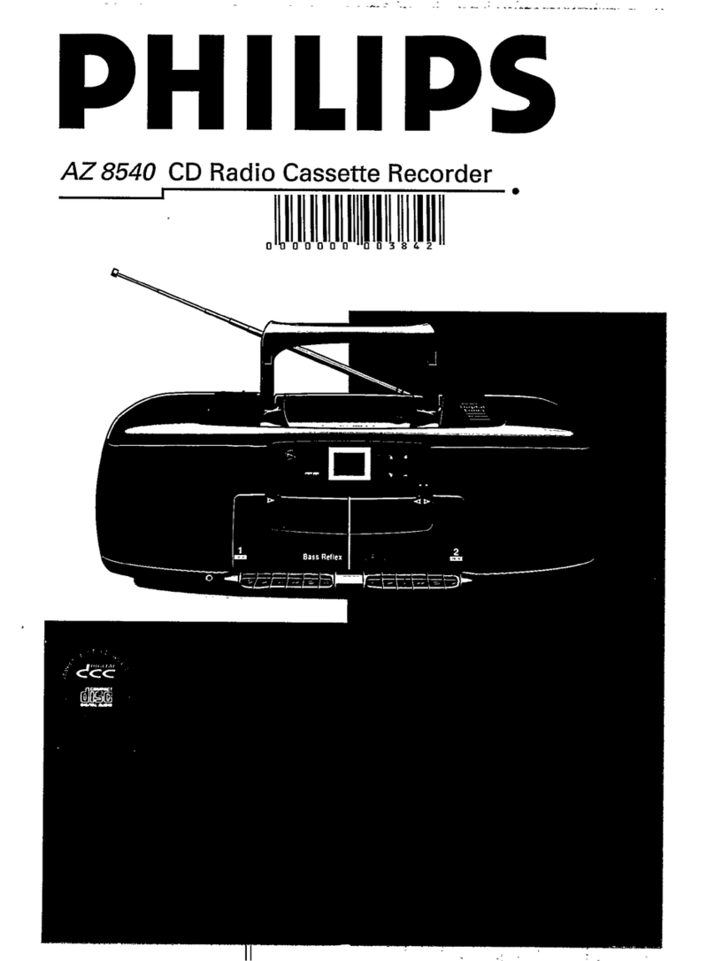 Philips AZ 8540 Manual de usuario