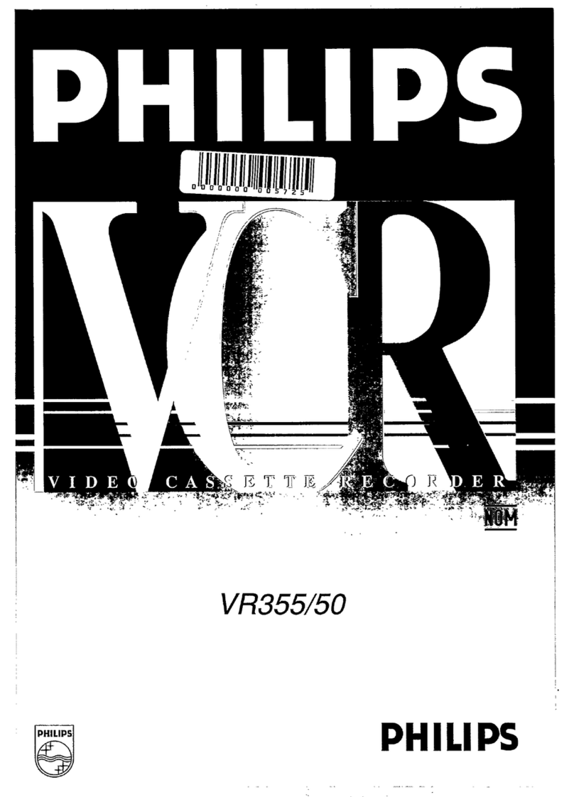 Philips VR355/50 Manual de usuario Philips VR355/50 Manual de usuario