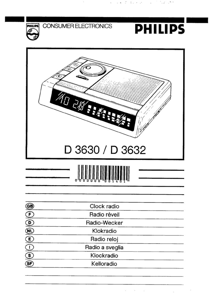 Philips D 3630 Manual de usuario