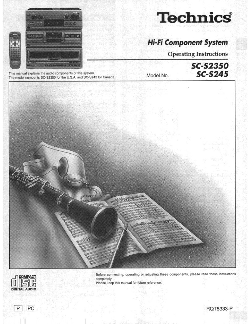 Technics SC-S2350 Manual de usuario