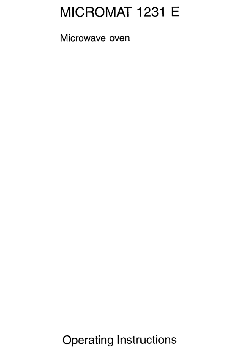 AEG MCROMAT 1231 E Manual de usuario