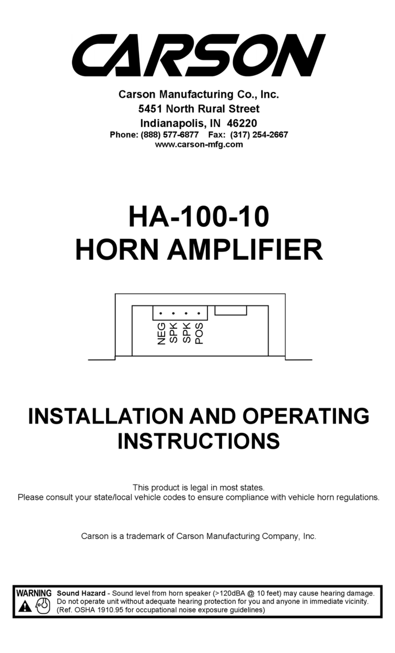 Carson HA-100-10 Manual de usuario