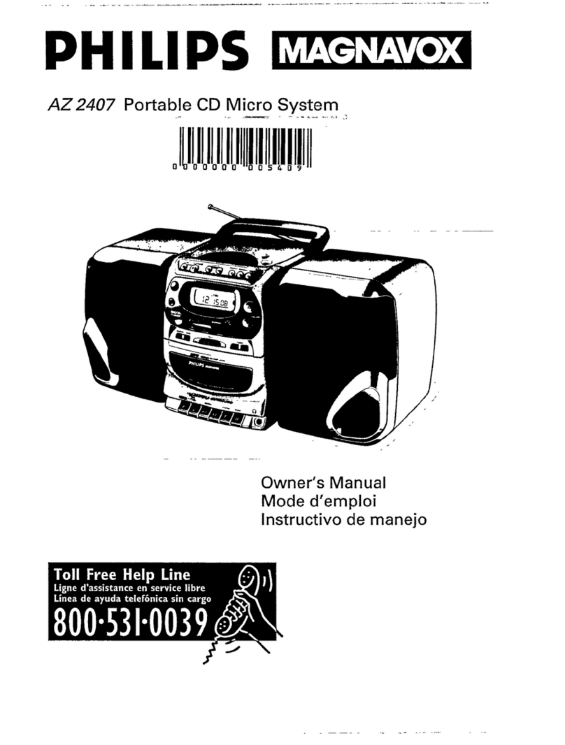 Philips AZ 2407 Manual de usuario