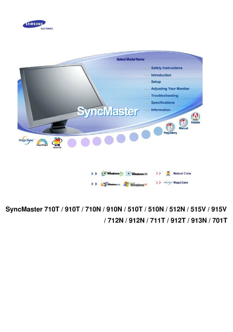 Samsung SyncMaster 710T Manual de usuario