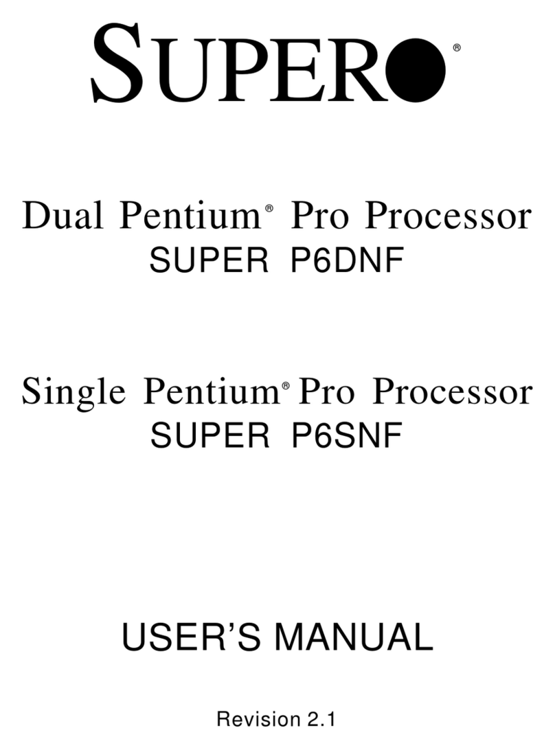 Supero Super P6DNF Manual de usuario