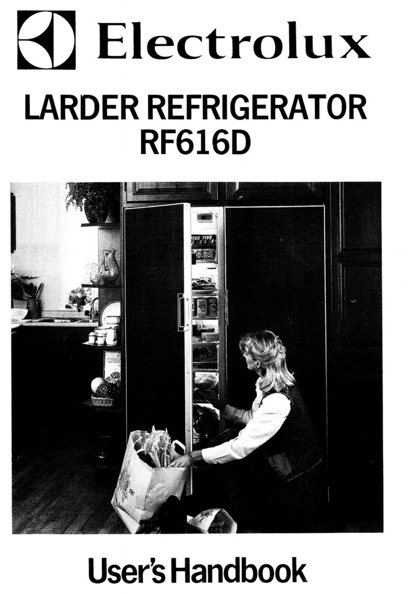 Electrolux RF616D Manual de instrucciones