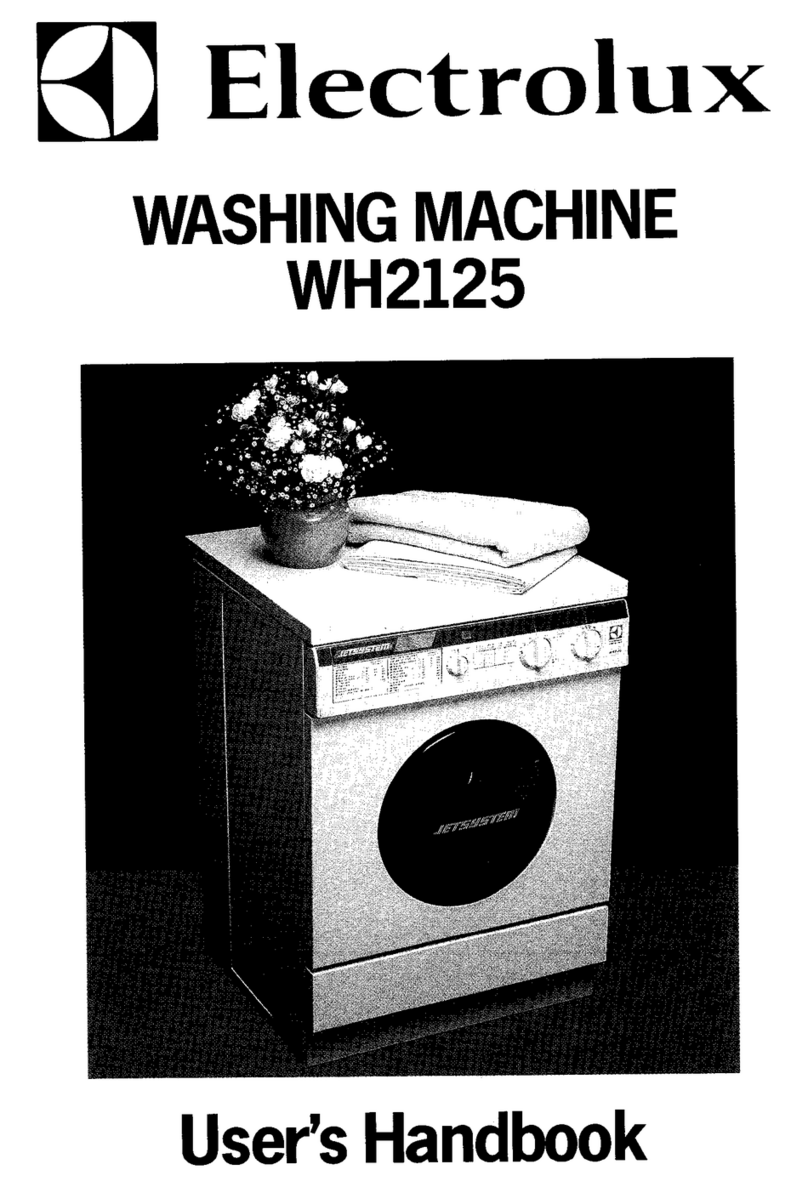 Electrolux WH2125 Manual de instrucciones