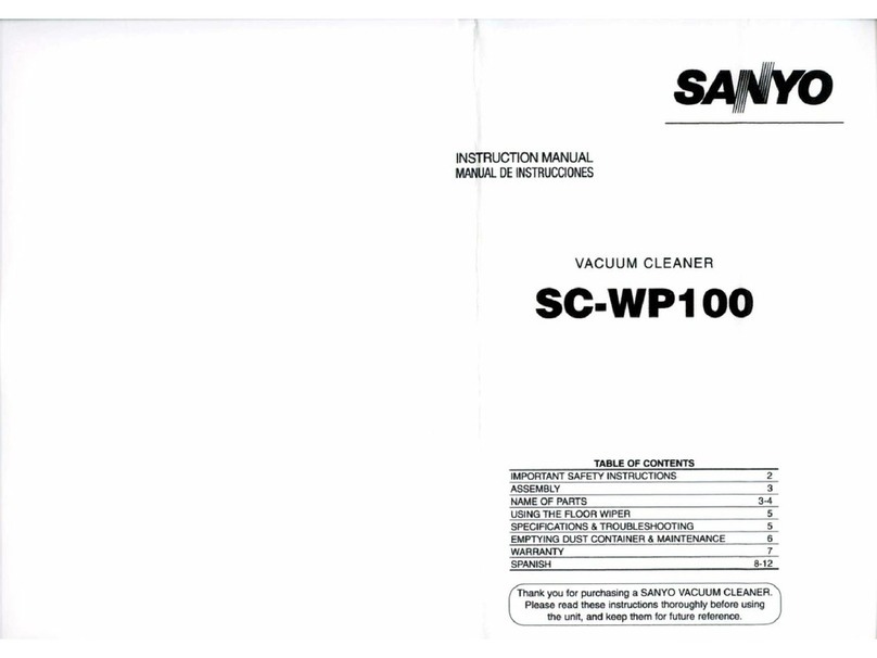 Sanyo SC-WP1000 Manual de usuario