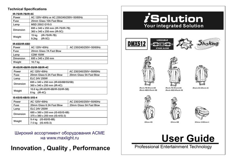 iSolution IR-7S Manual de usuario