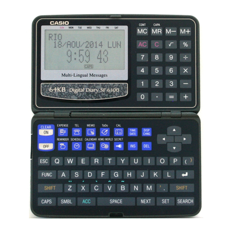Casio SF-6300 Manual de usuario