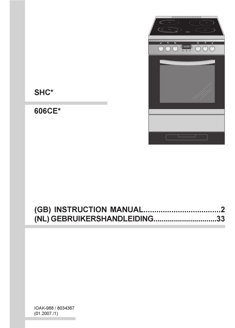 Amica SHC Manual de usuario Amica SHC Manual de usuario