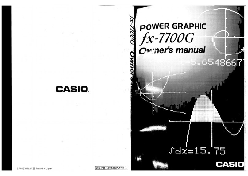 Casio fx-7700G Manual de usuario