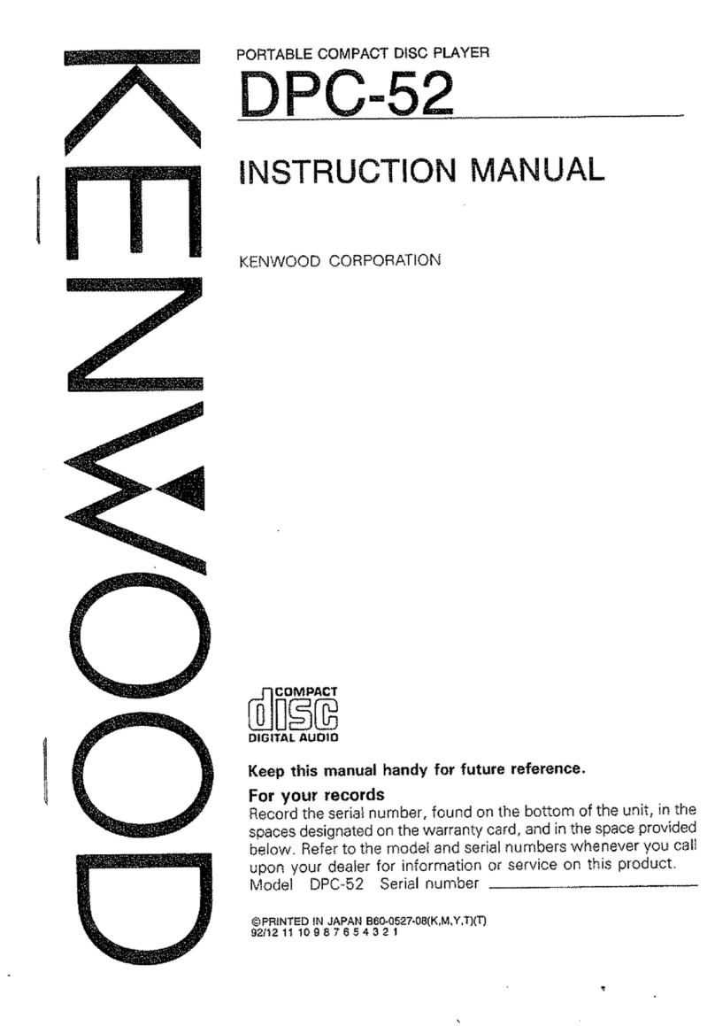 Kenwood DPC-52 Manual de usuario