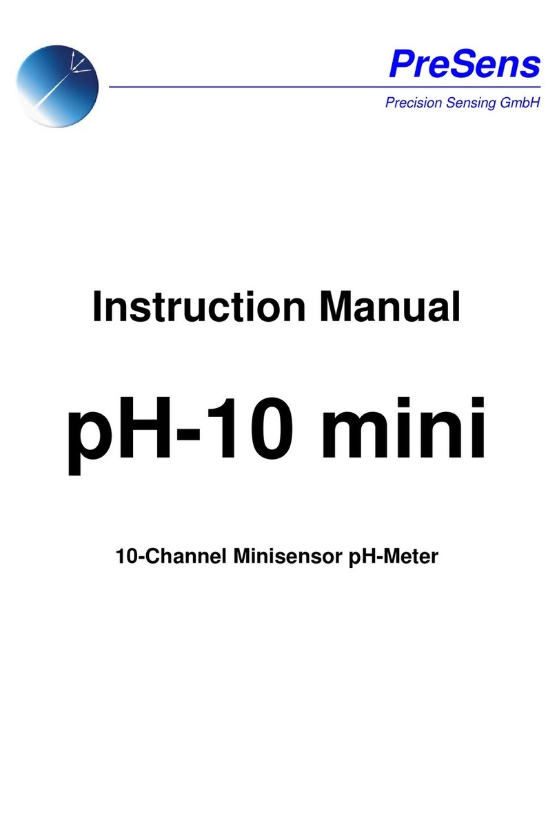 PreSens pH-10 mini Manual de usuario