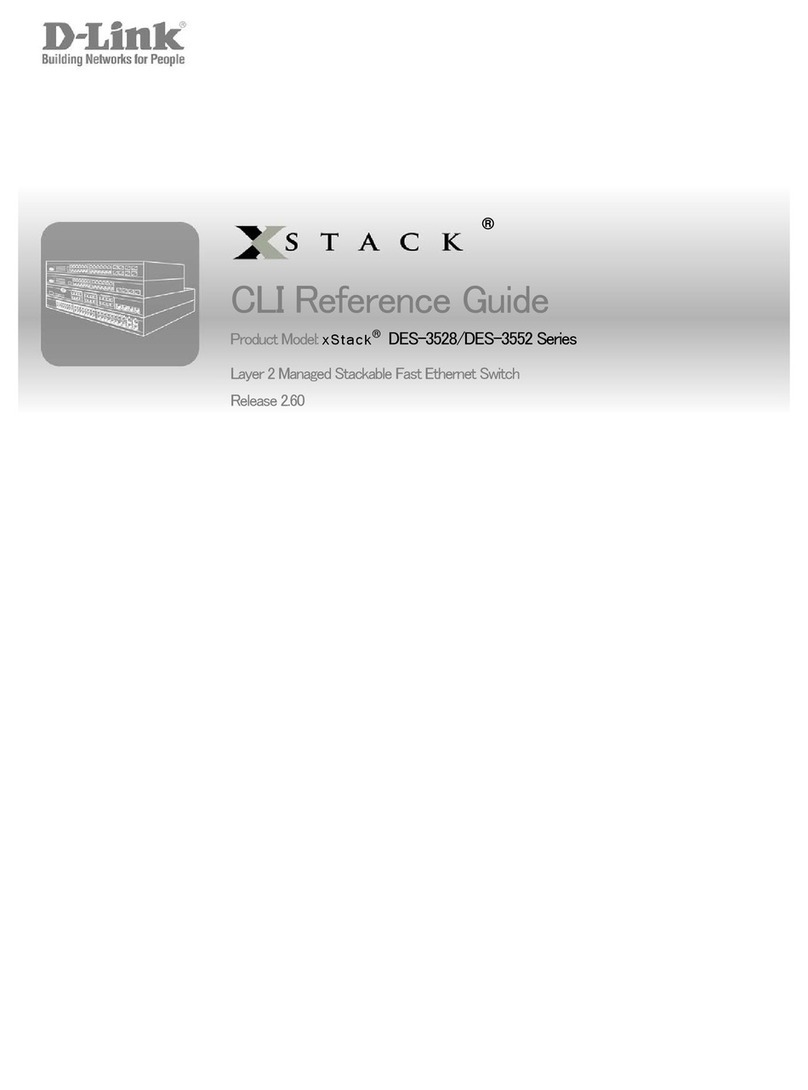 D-Link DES-3528 - xStack Switch - Stackable Manual de instrucciones