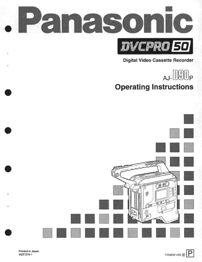Panasonic AJ-D90P Manual de usuario