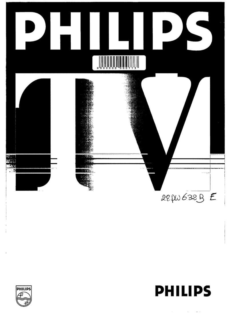 Philips TV Manual de usuario