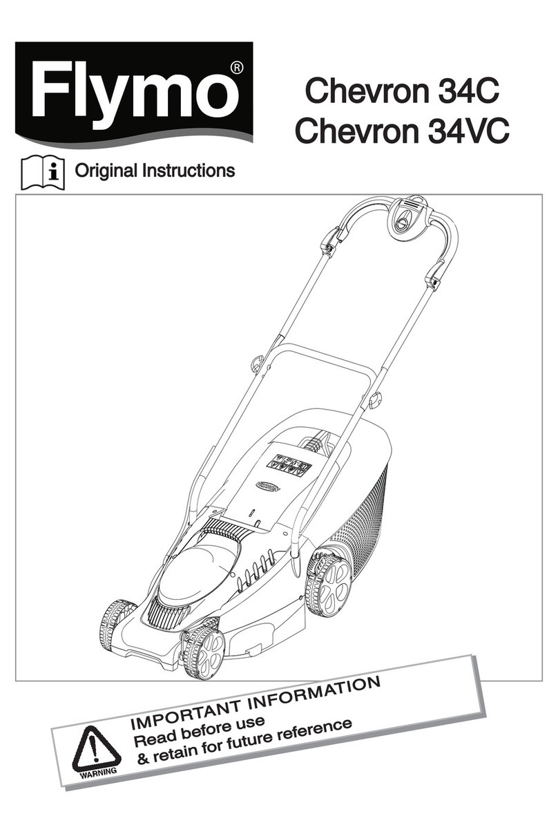 Flymo Chevron 34C Manual de usuario