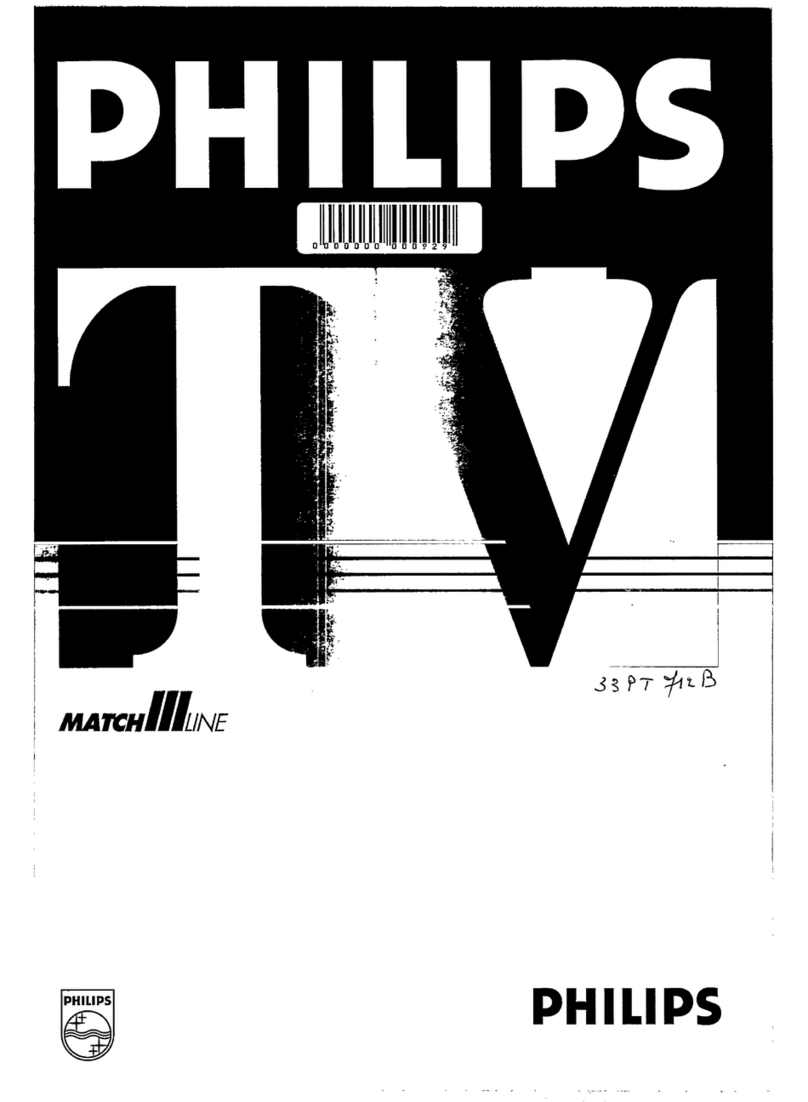 Philips Matchline 33PT712B Manual de usuario Philips Matchline 33PT712B Manual de usuario