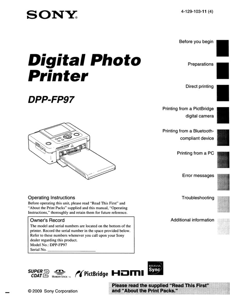 Sony DPP-FP97 Manual de usuario