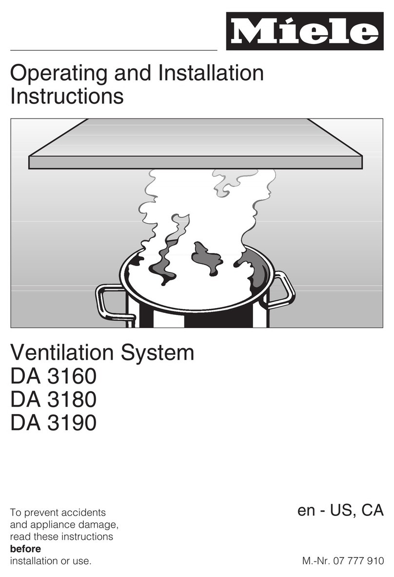 Miele DA 3160 Manual de usuario