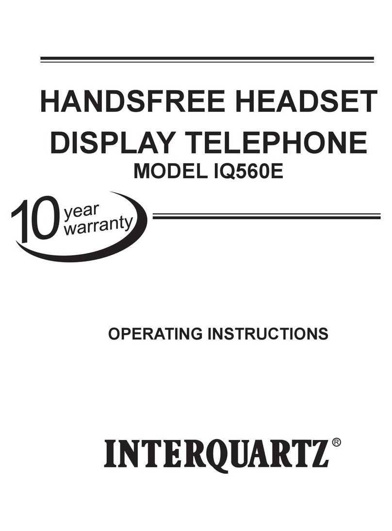 Interquartz IQ560E Manual de usuario