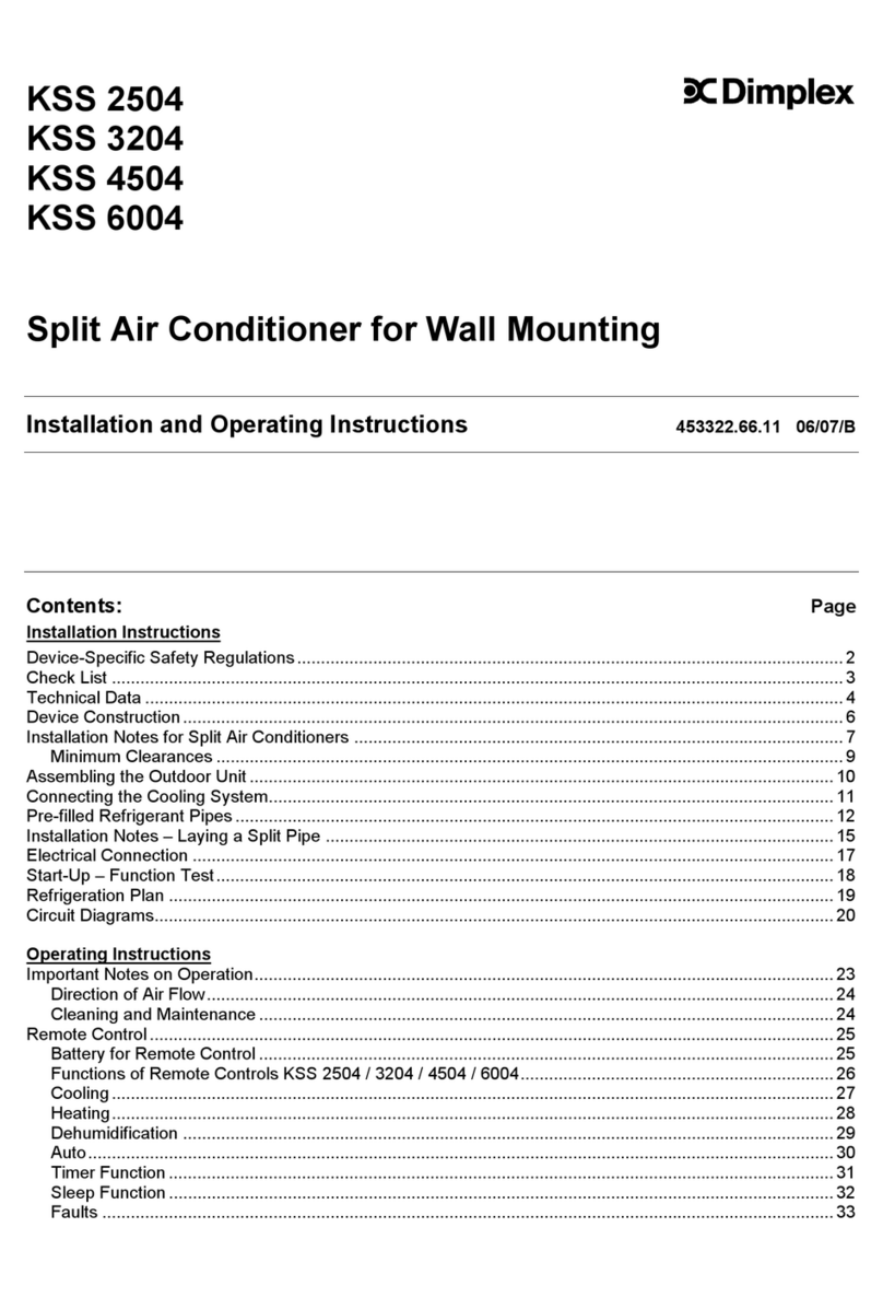 Dimplex KSS 6004 Manual de usuario