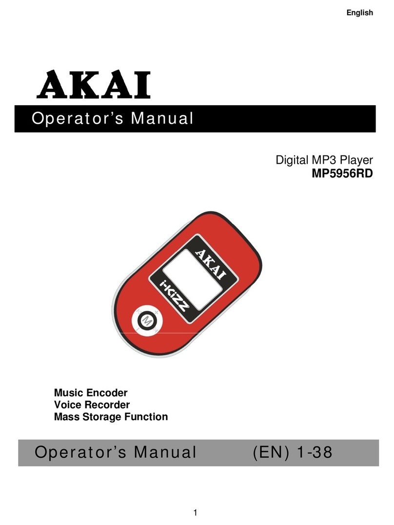 Akai MP5956RD Manual de usuario