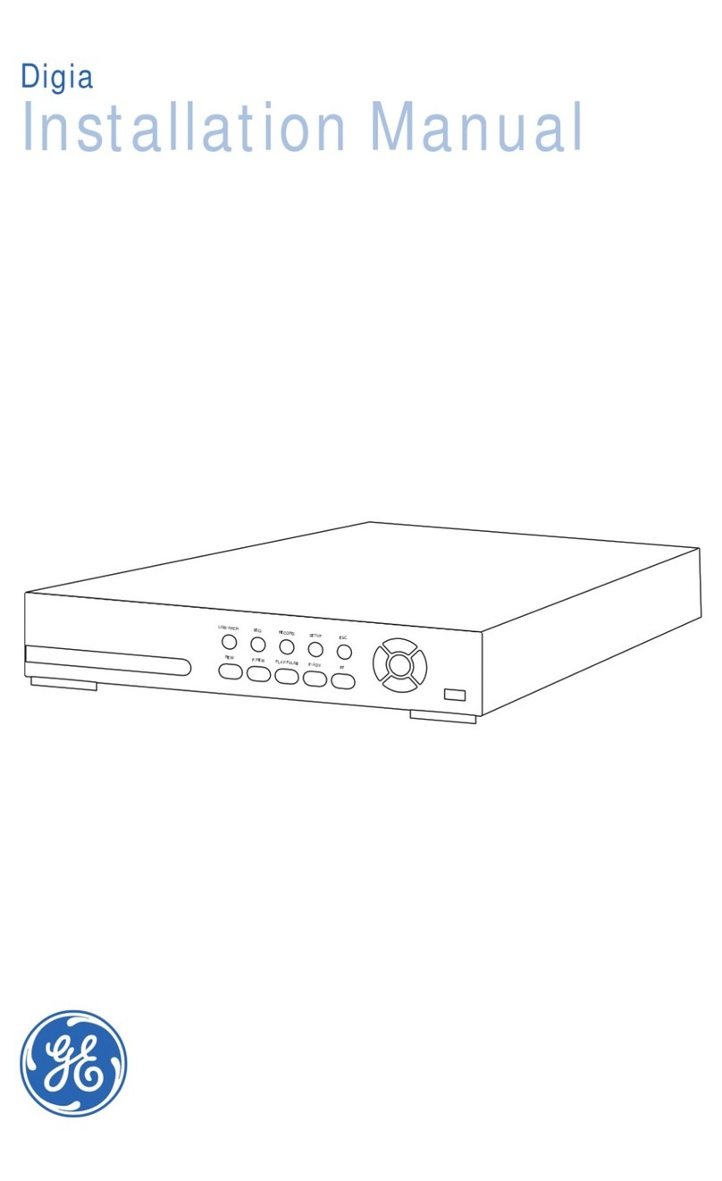 GE Security Digia Manual de usuario