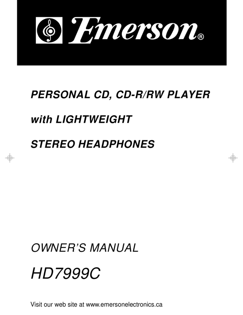 Emerson HD7999C Manual de usuario Emerson HD7999C Manual de usuario