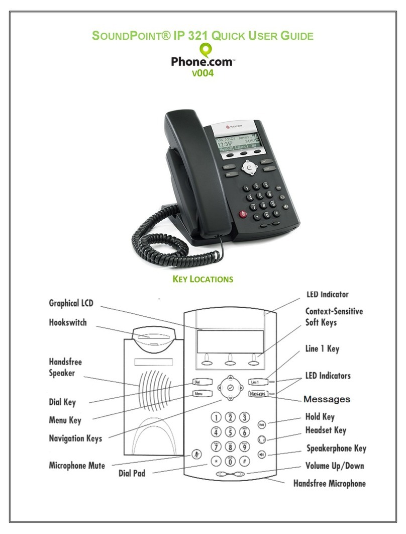 Polycom SoundPoint IP 321 Manual de instrucciones