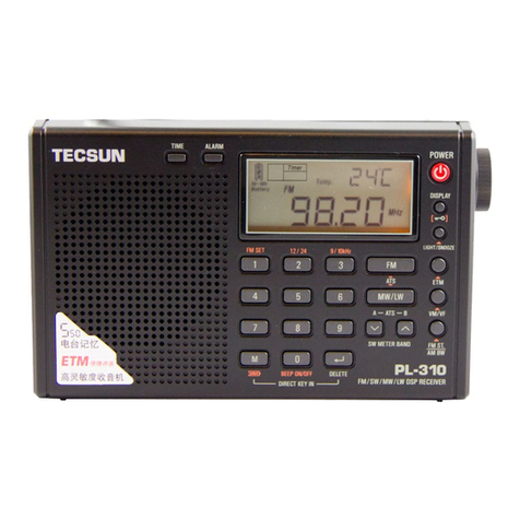 Tecsun PL-310 Manual de usuario